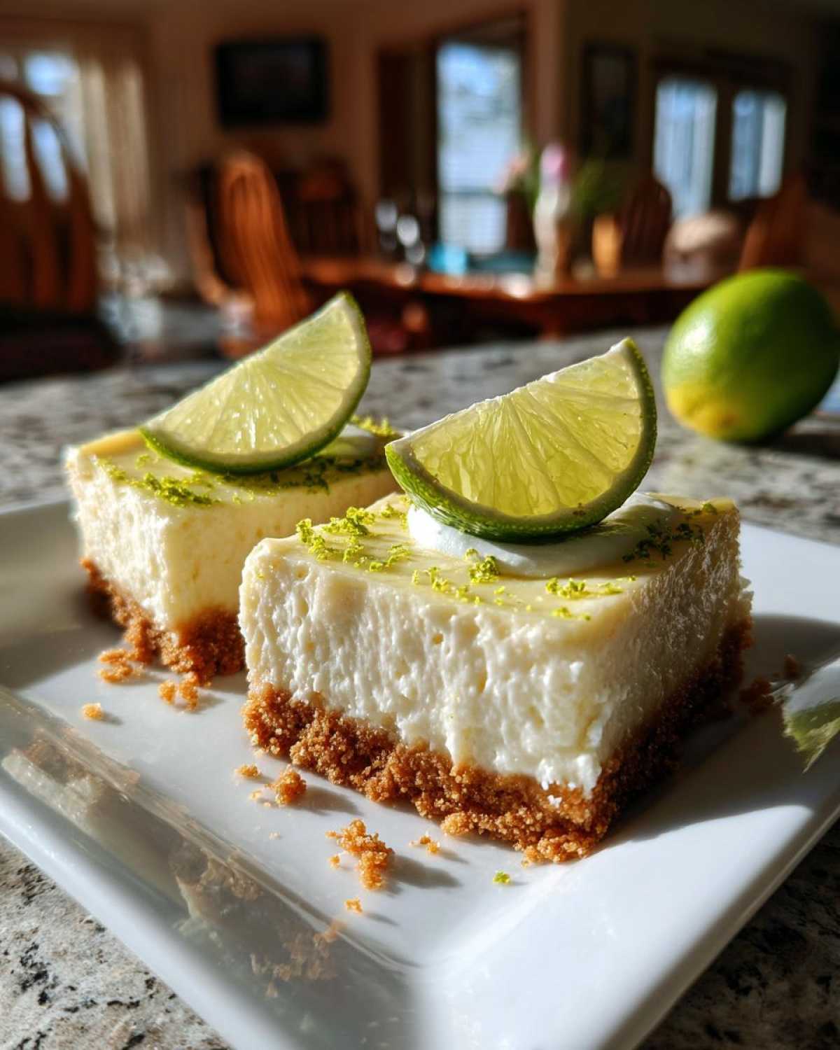 No-Bake Key Lime Pie Bars (Tropical Summer Bliss) - detail 3