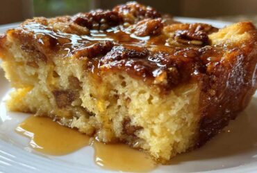 Apple Cider Donut Bread Pudding