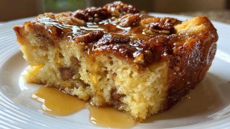 Apple Cider Donut Bread Pudding