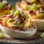 Bloody Mary Deviled Eggs