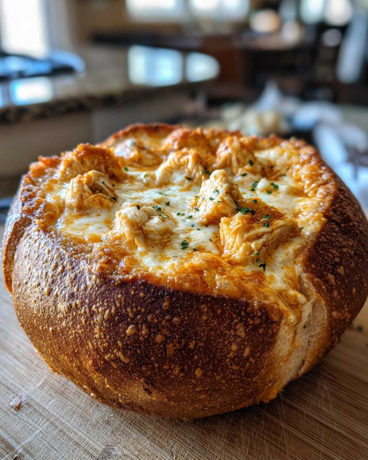 Buffalo Chicken Dip Bread Bowl - detail 2