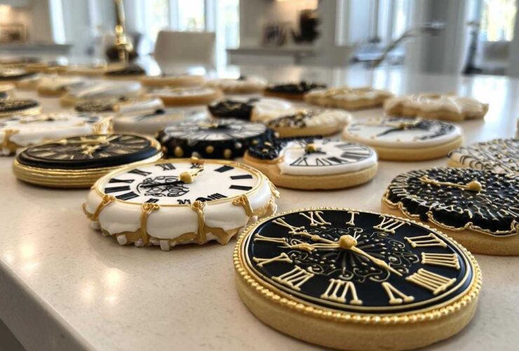 Countdown Clock Sugar Cookies