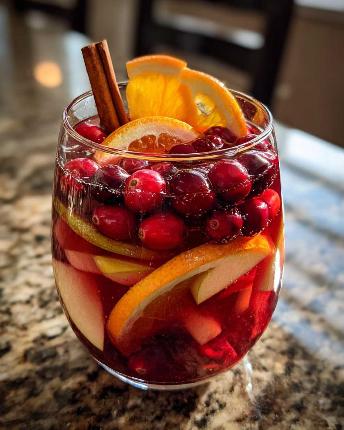 Cranberry Apple Sangria - detail 1