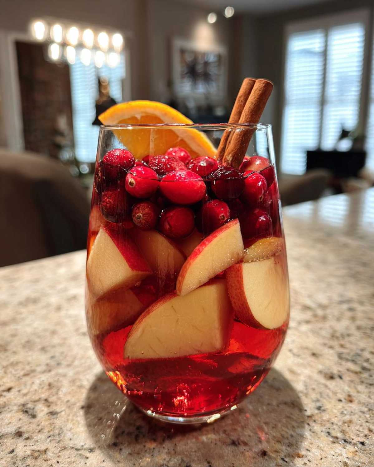 Cranberry Apple Sangria - detail 2