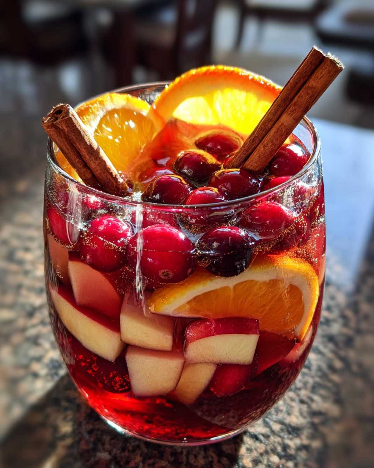 Cranberry Apple Sangria - detail 3