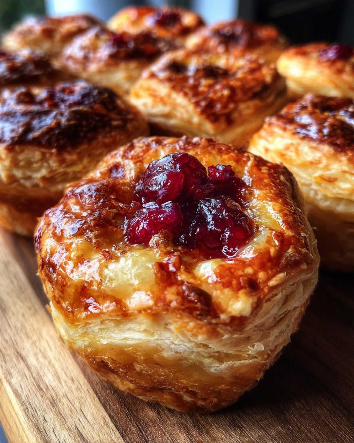 Cranberry Brie Puff Pastry Bites - detail 1