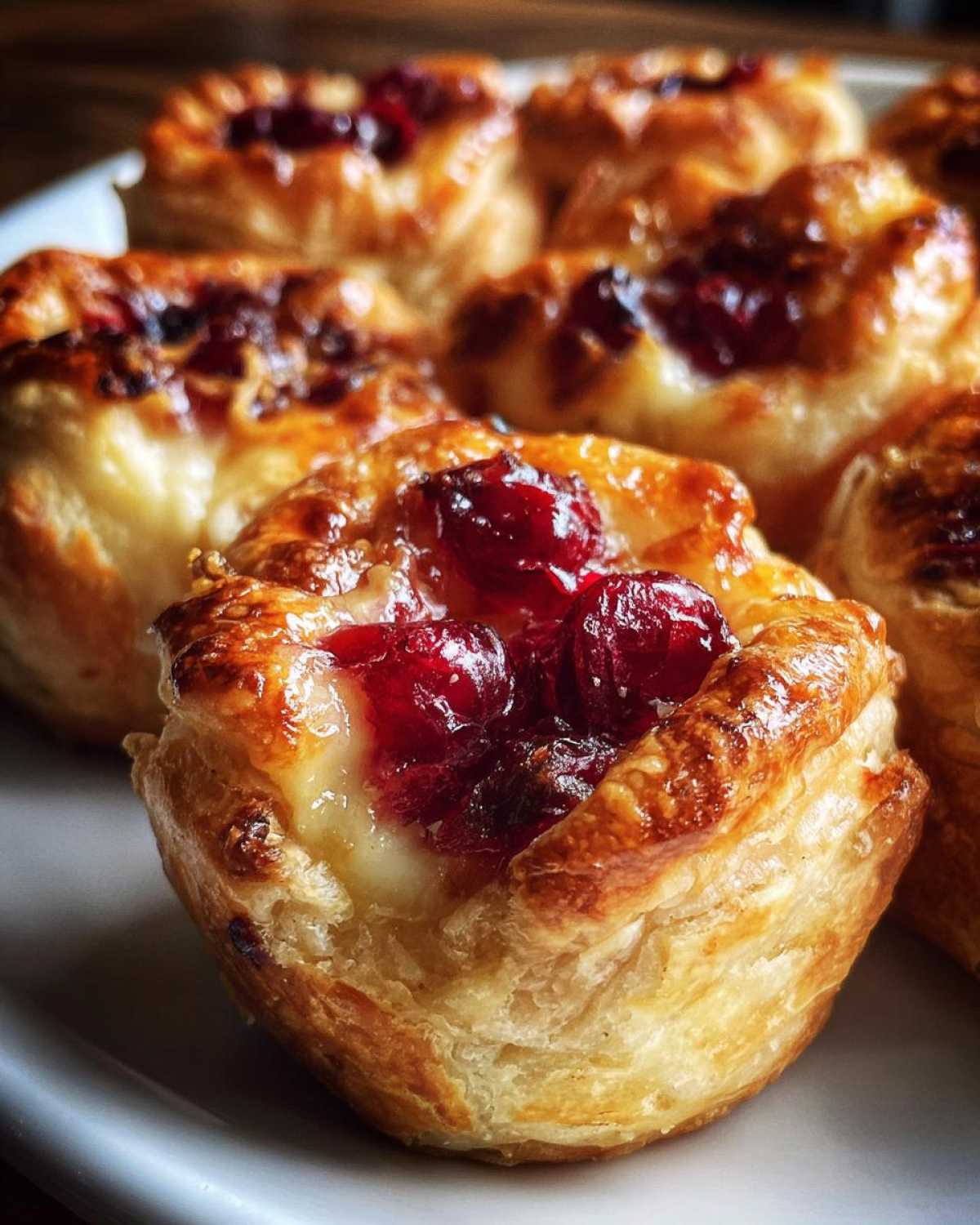 Cranberry Brie Puff Pastry Bites - detail 4