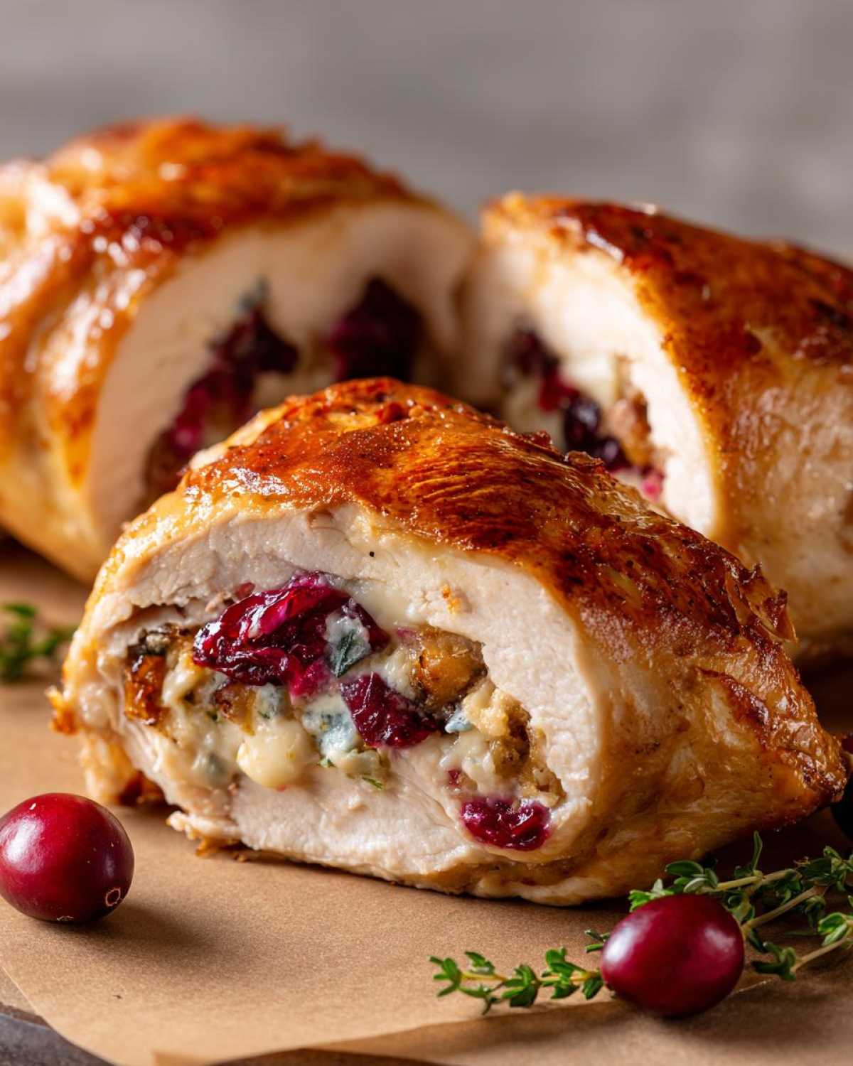 Cranberry Brie Stuffed Chicken - detail 1