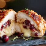 Cranberry Brie Stuffed Chicken