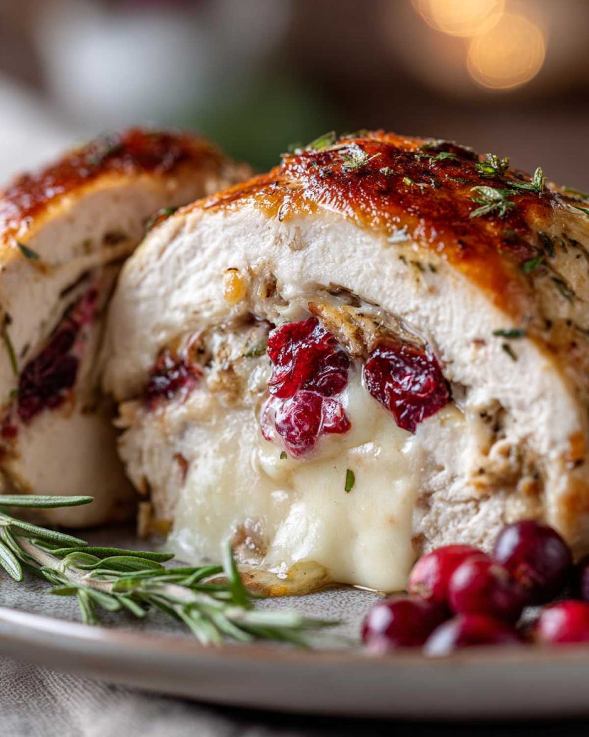 Cranberry Brie Stuffed Chicken - detail 3