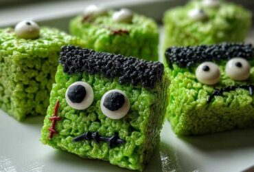 Frankenstein Rice Krispie Treats