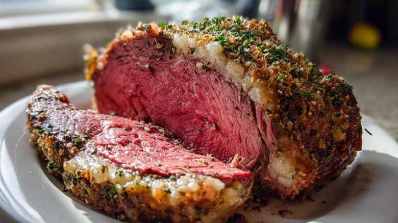 Garlic Herb Prime Rib Roast