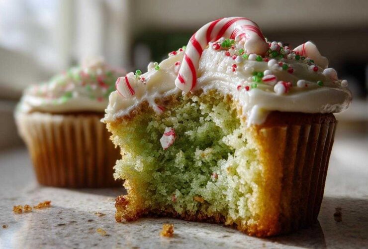 North Pole Surprise Cupcakes