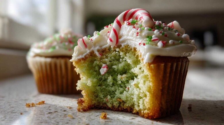North Pole Surprise Cupcakes