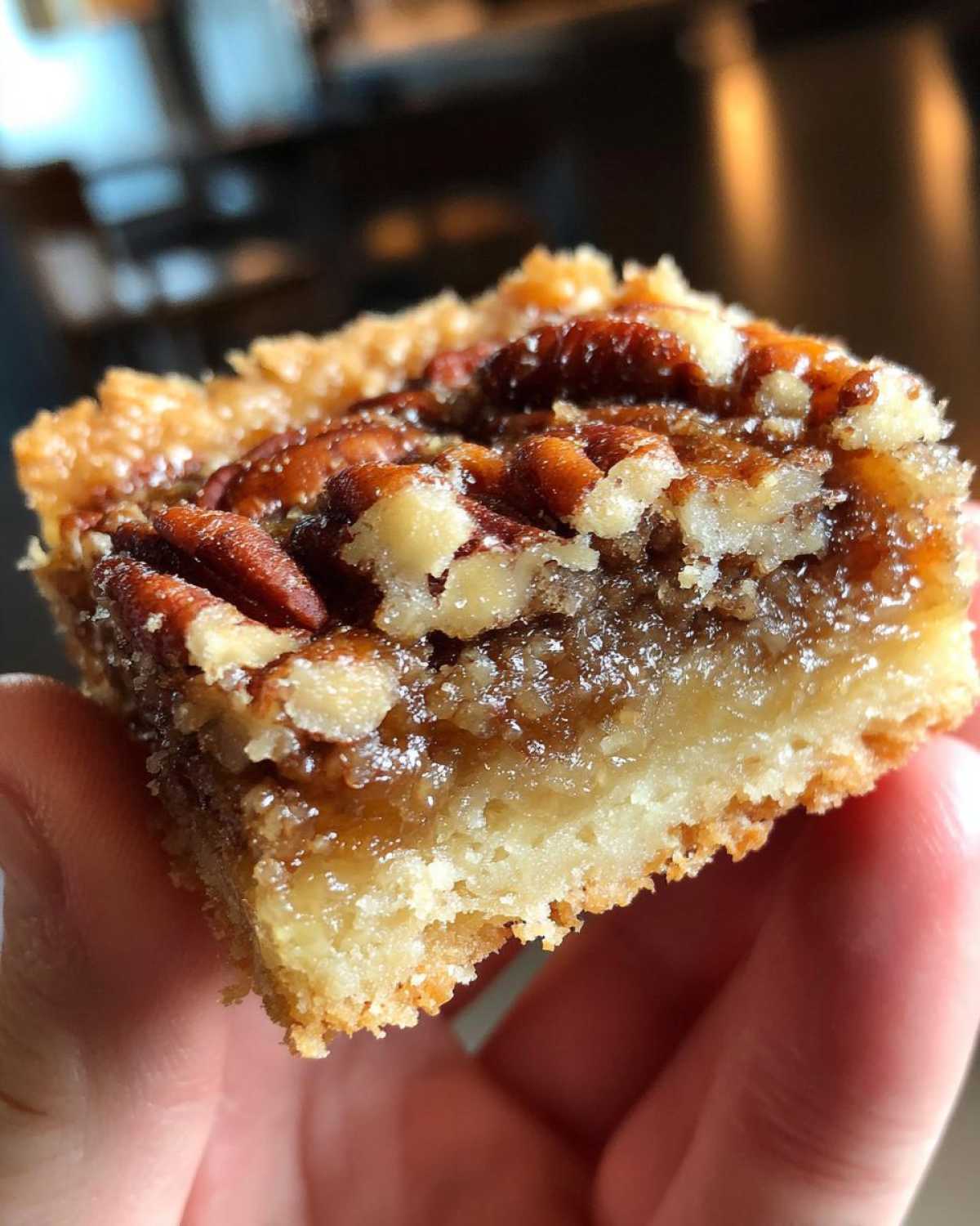 Pecan Pie Bars with Shortbread Crust - detail 4