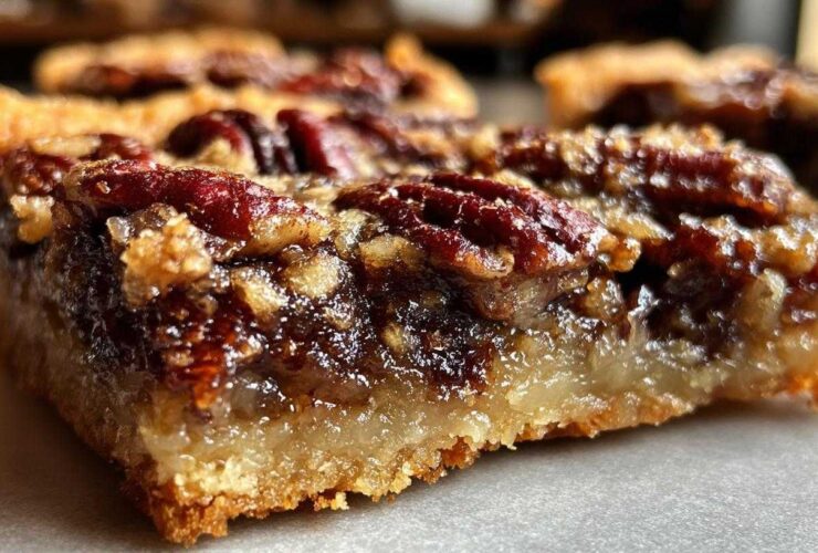 Pecan Pie Bars with Shortbread Crust