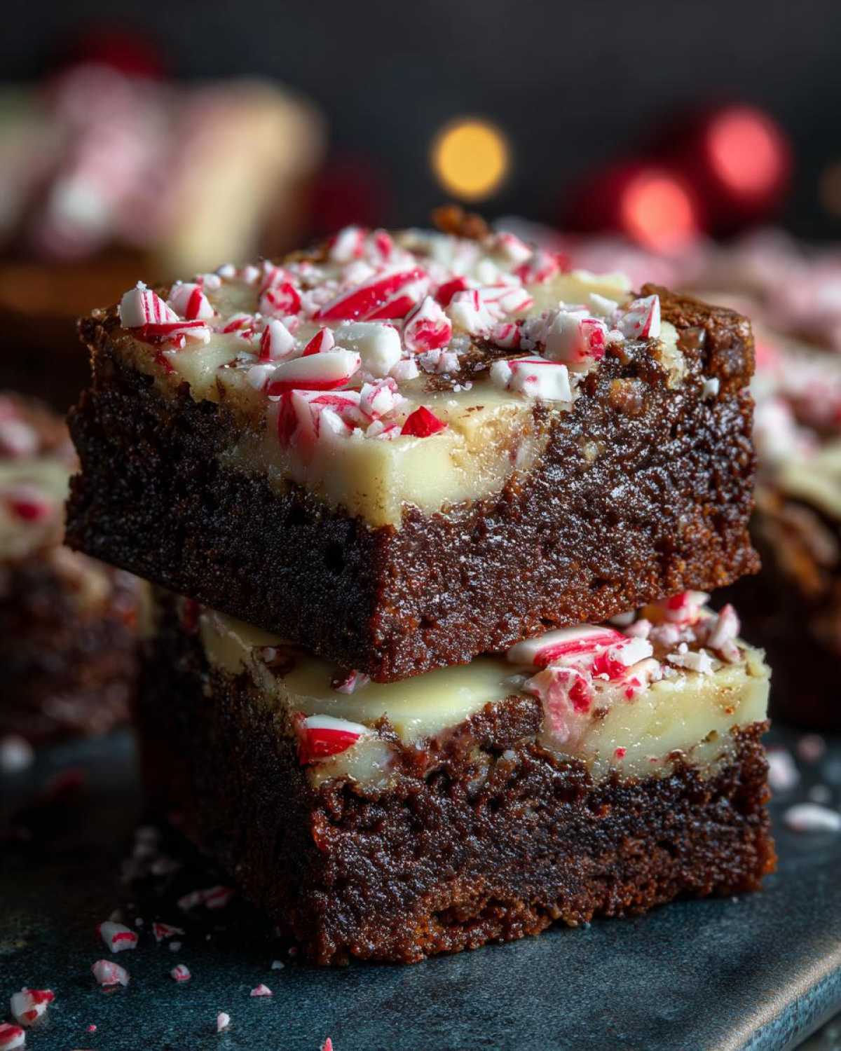Peppermint Bark Brownies - detail 3