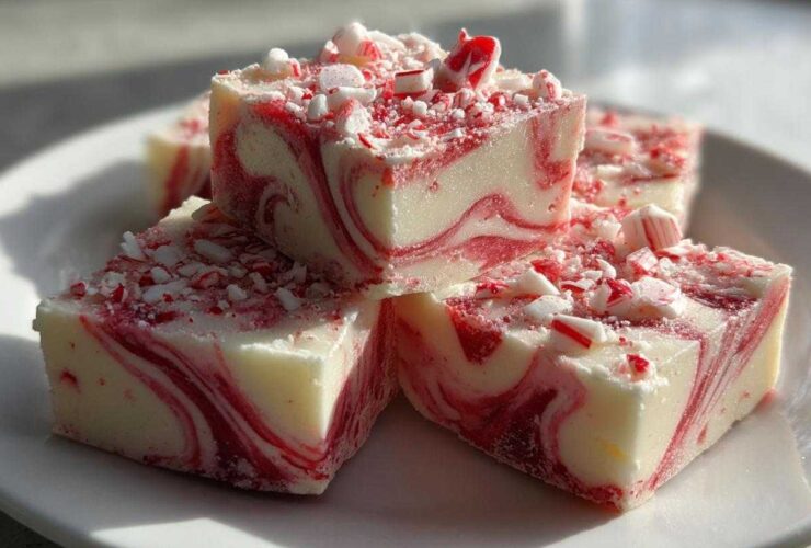 Peppermint Swirl Fudge
