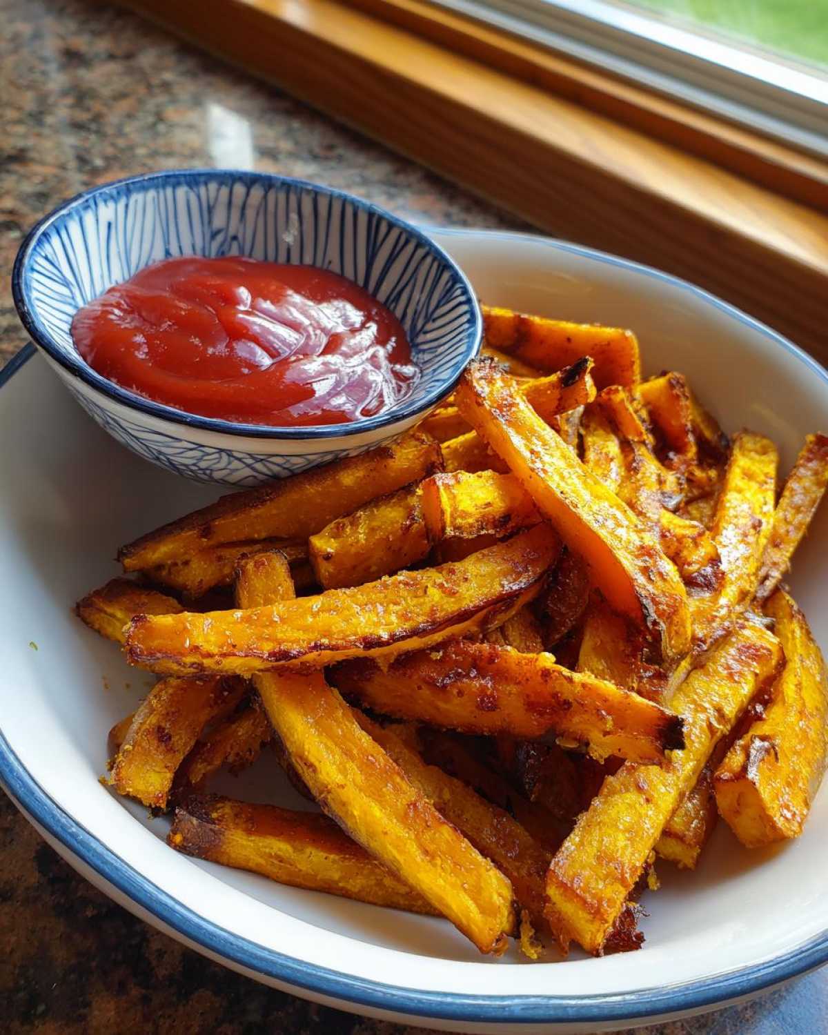 Roasted Pumpkin Fries with Spicy Ketchup - detail 4