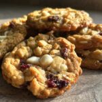 White Chocolate Cranberry Oatmeal Cookies