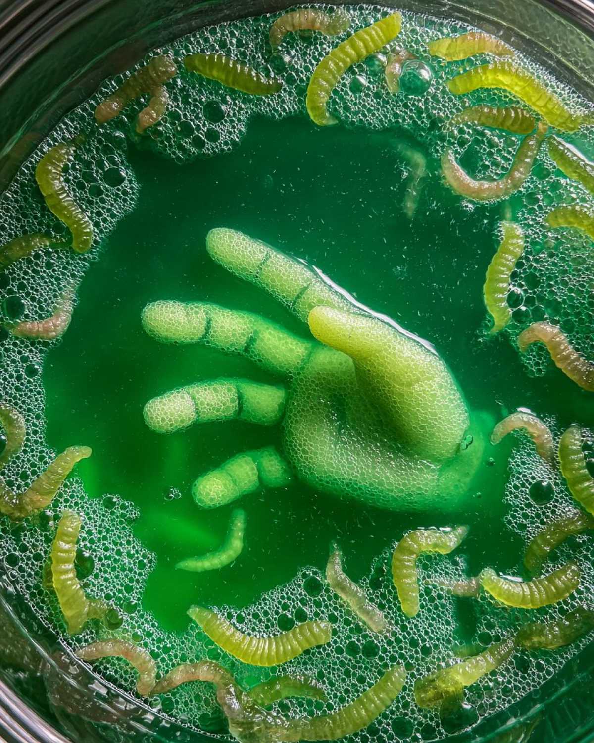 Witch's Brew Party Punch with Floating Hand - detail 1