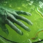 Witch's Brew Party Punch with Floating Hand