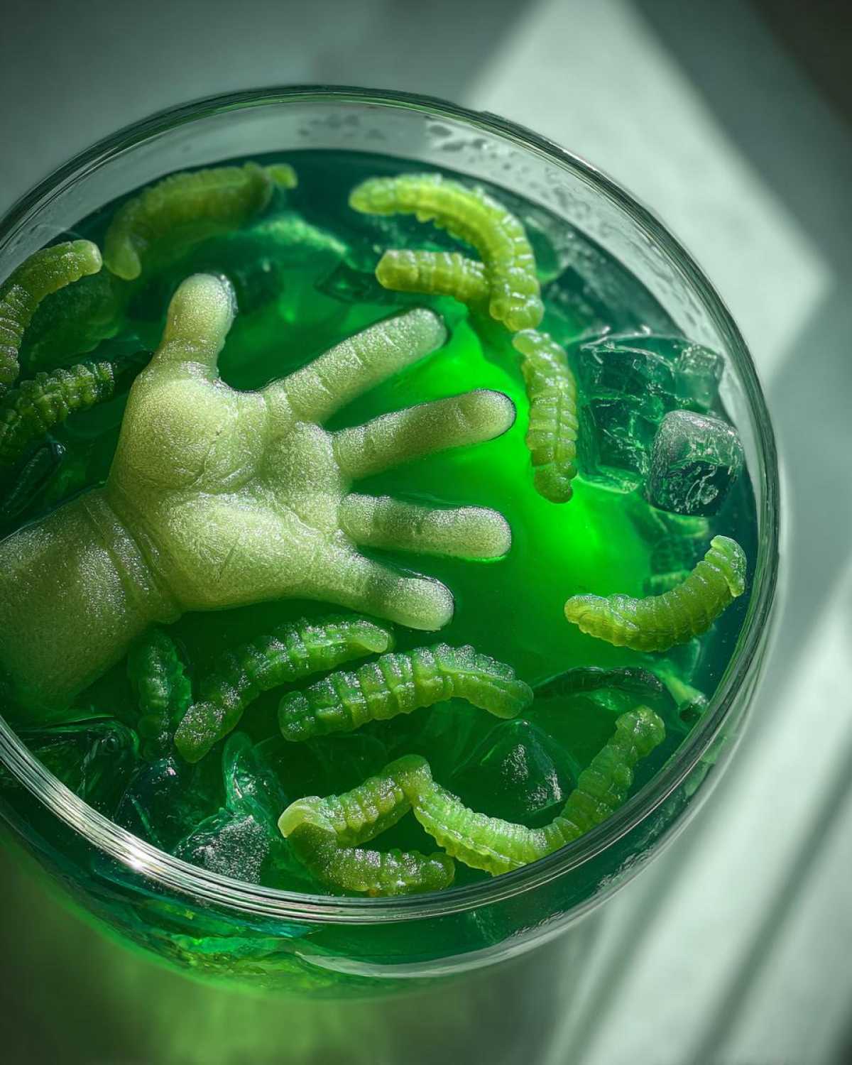 Witch's Brew Party Punch with Floating Hand - detail 2