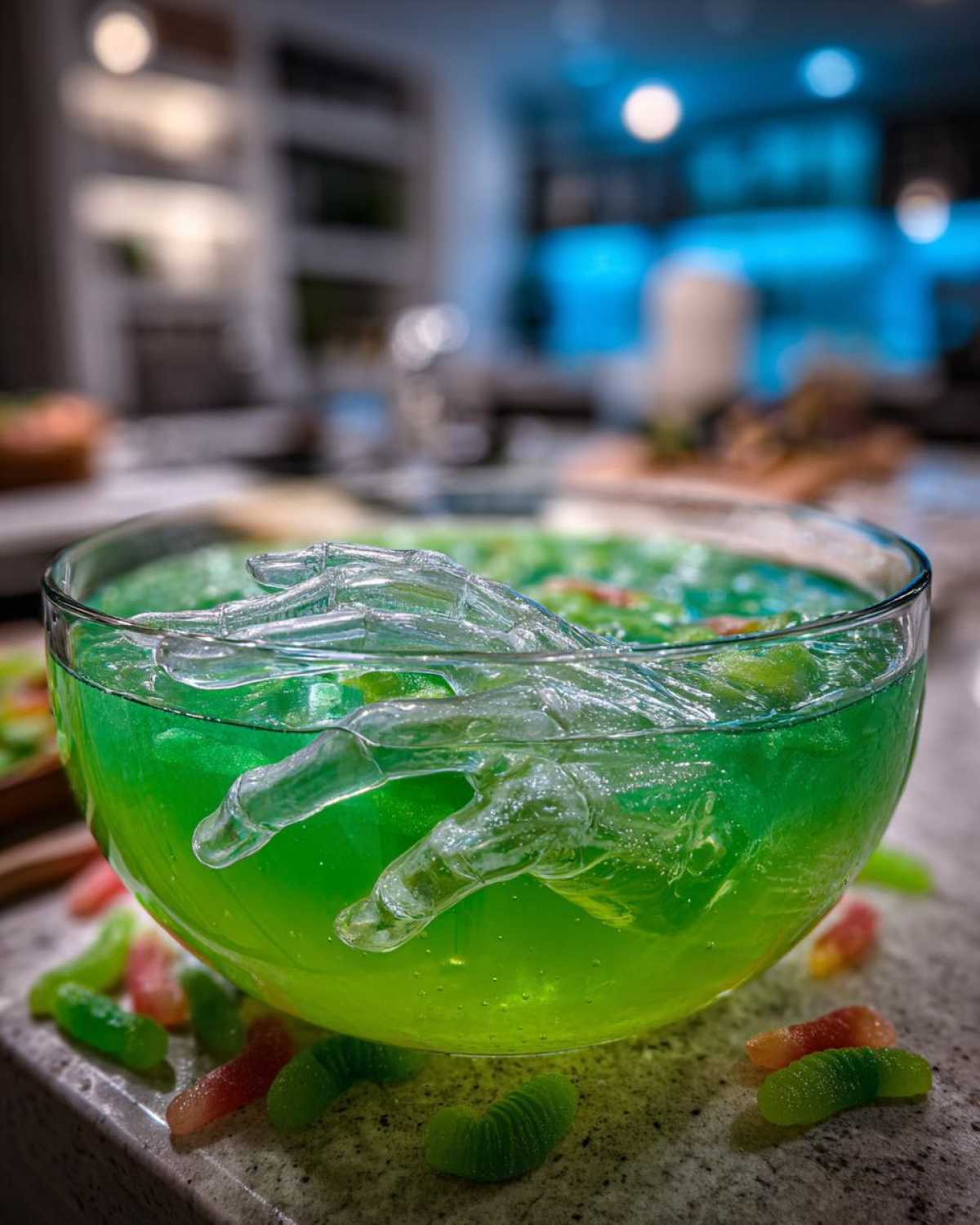 Witch's Brew Party Punch with Floating Hand - detail 3
