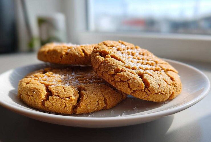 3-Ingredient Peanut Butter Cookies