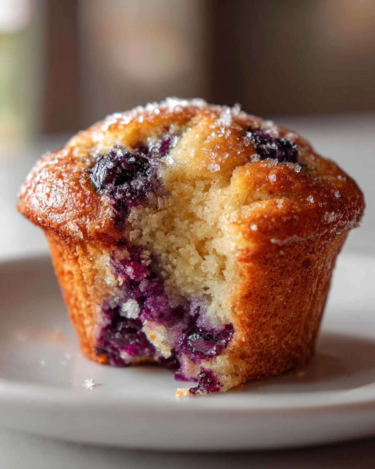 Banana Blueberry Muffins - detail 3