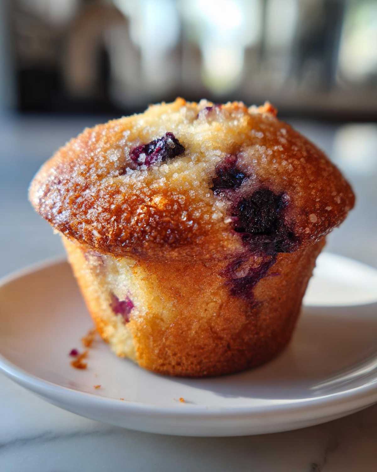 Banana Blueberry Muffins - detail 4
