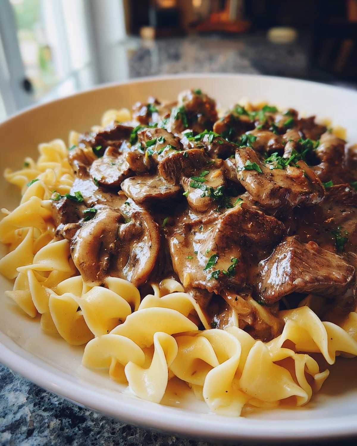 Beef Stroganoff - detail 1
