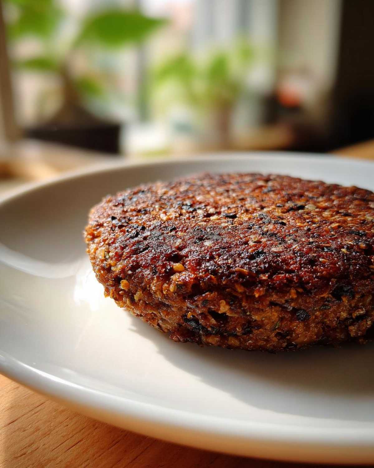 Black Bean Burger - detail 2