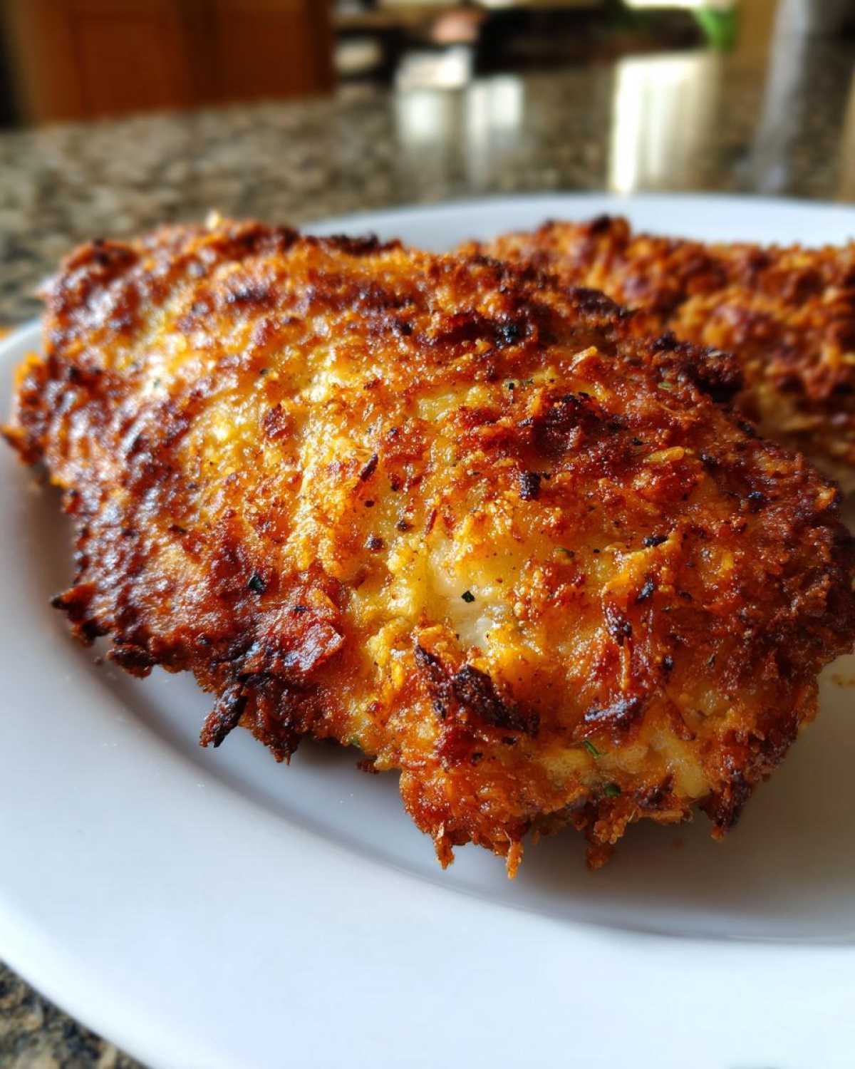 Cheddar-Garlic Oven-Fried Chicken - detail 3