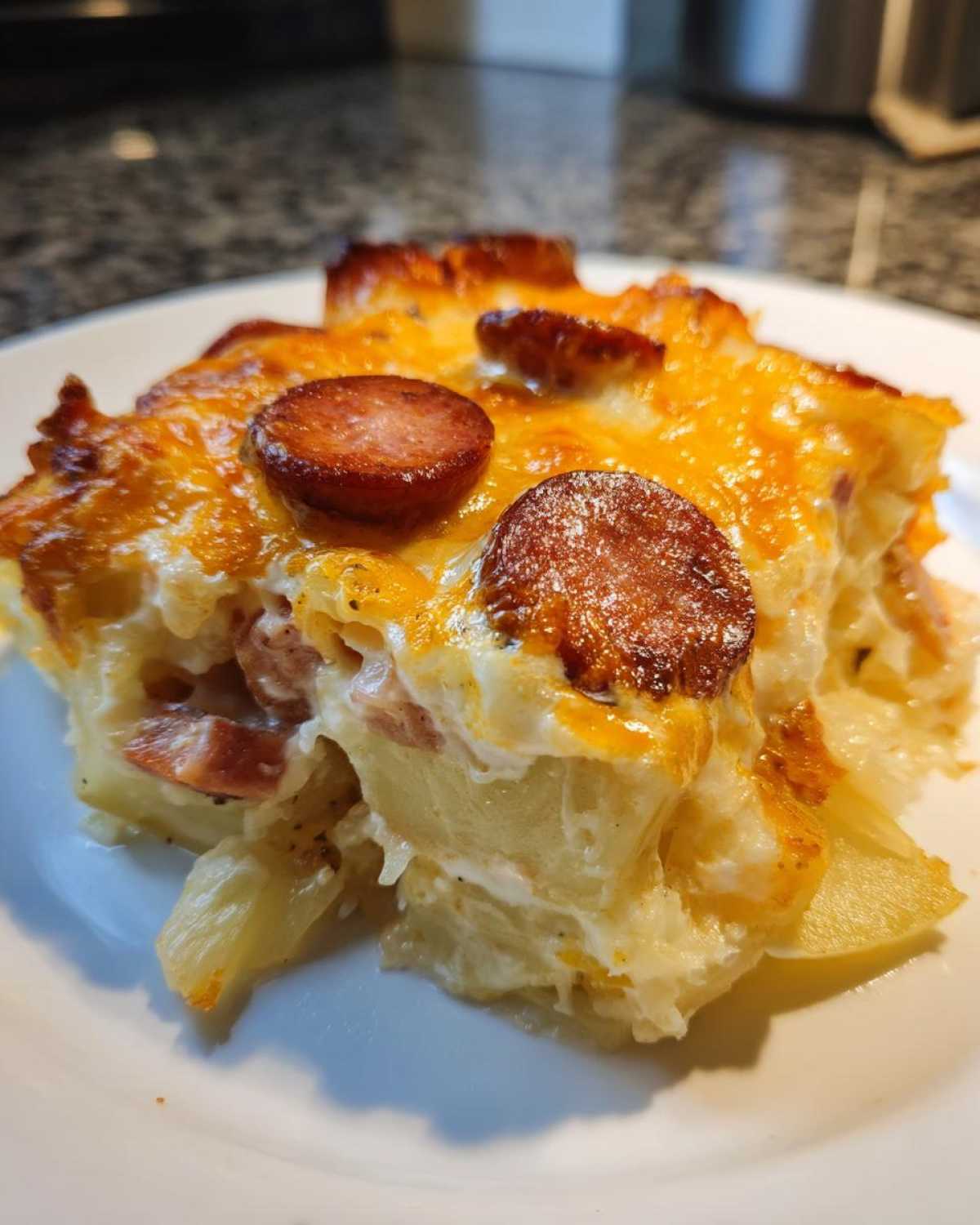 Cheese, Potato & Smoked Sausage Casserole - detail 1