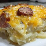 Cheese, Potato & Smoked Sausage Casserole