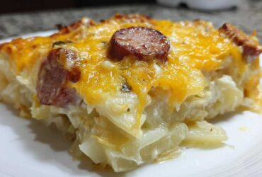 Cheese, Potato & Smoked Sausage Casserole