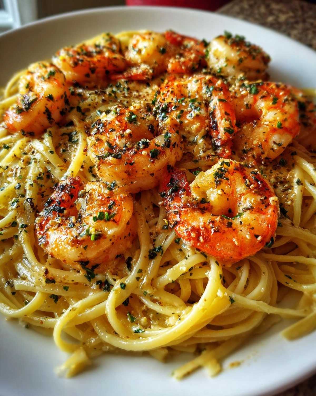 Cheesecake Factory Shrimp Scampi - detail 3