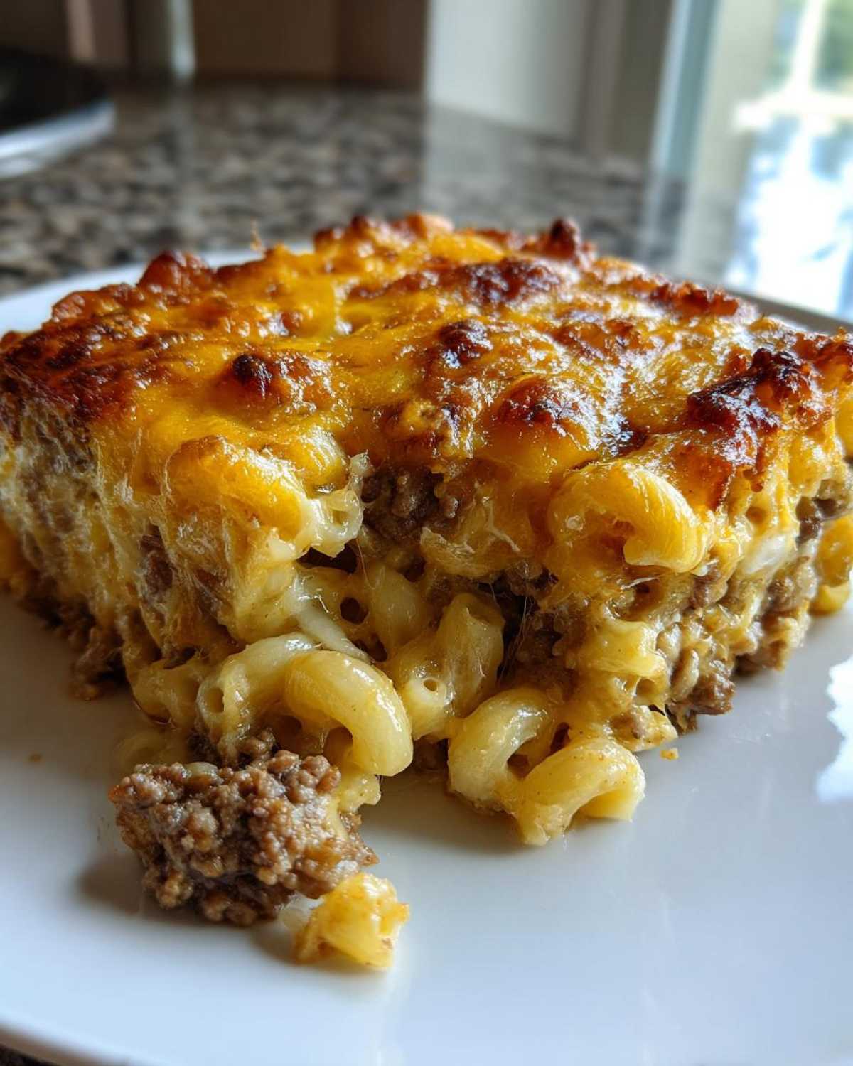 Cheesy Hamburger Casserole - detail 2