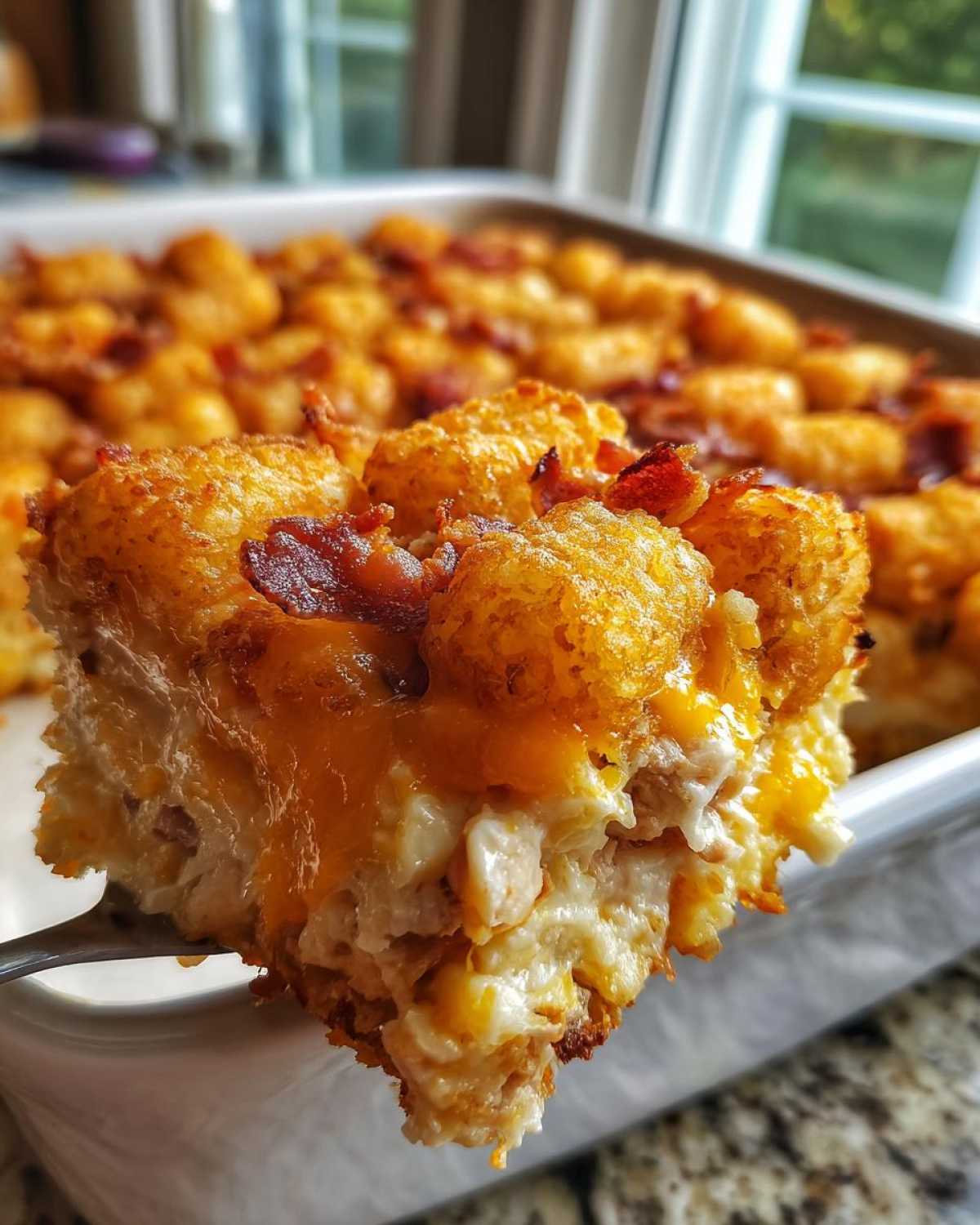 Chicken, Bacon & Tater Tot Bake - detail 2