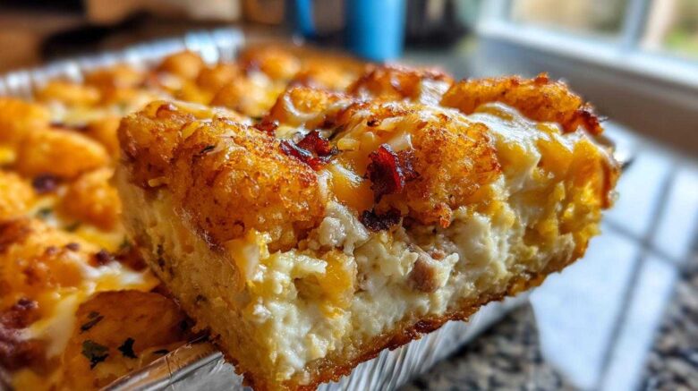 Chicken, Bacon & Tater Tot Bake