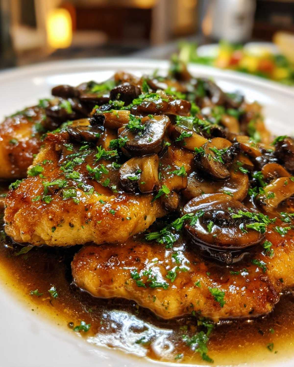 Chicken Marsala - detail 1