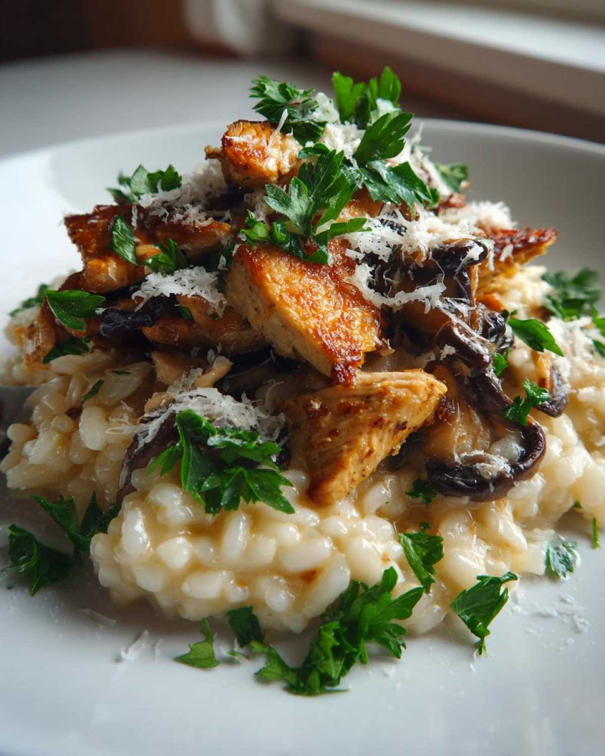 Chicken & Mushroom Risotto - detail 2