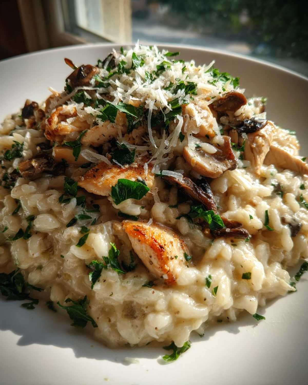 Chicken & Mushroom Risotto - detail 3
