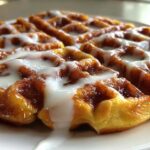 Cinnamon Roll Waffles