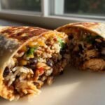 Copycat Chipotle Grilled Adobo Chicken Burrito