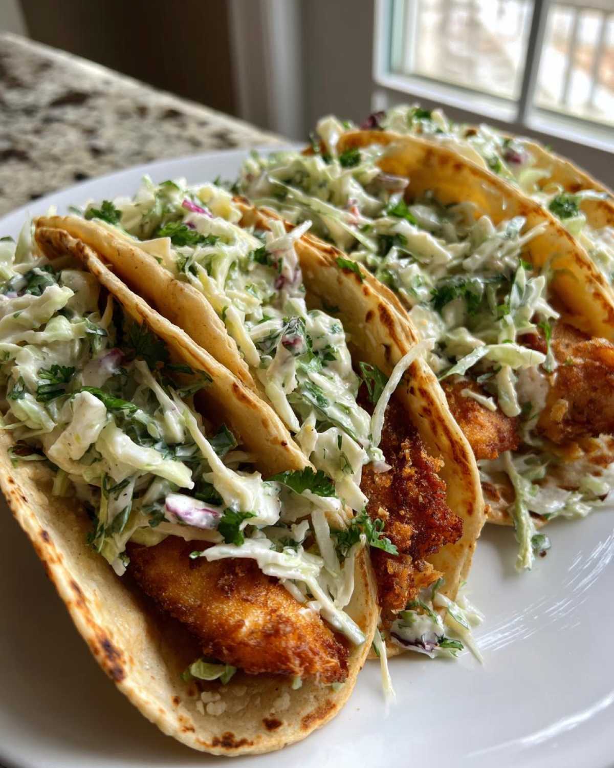 Fish Tacos & Cilantro Coleslaw - detail 2