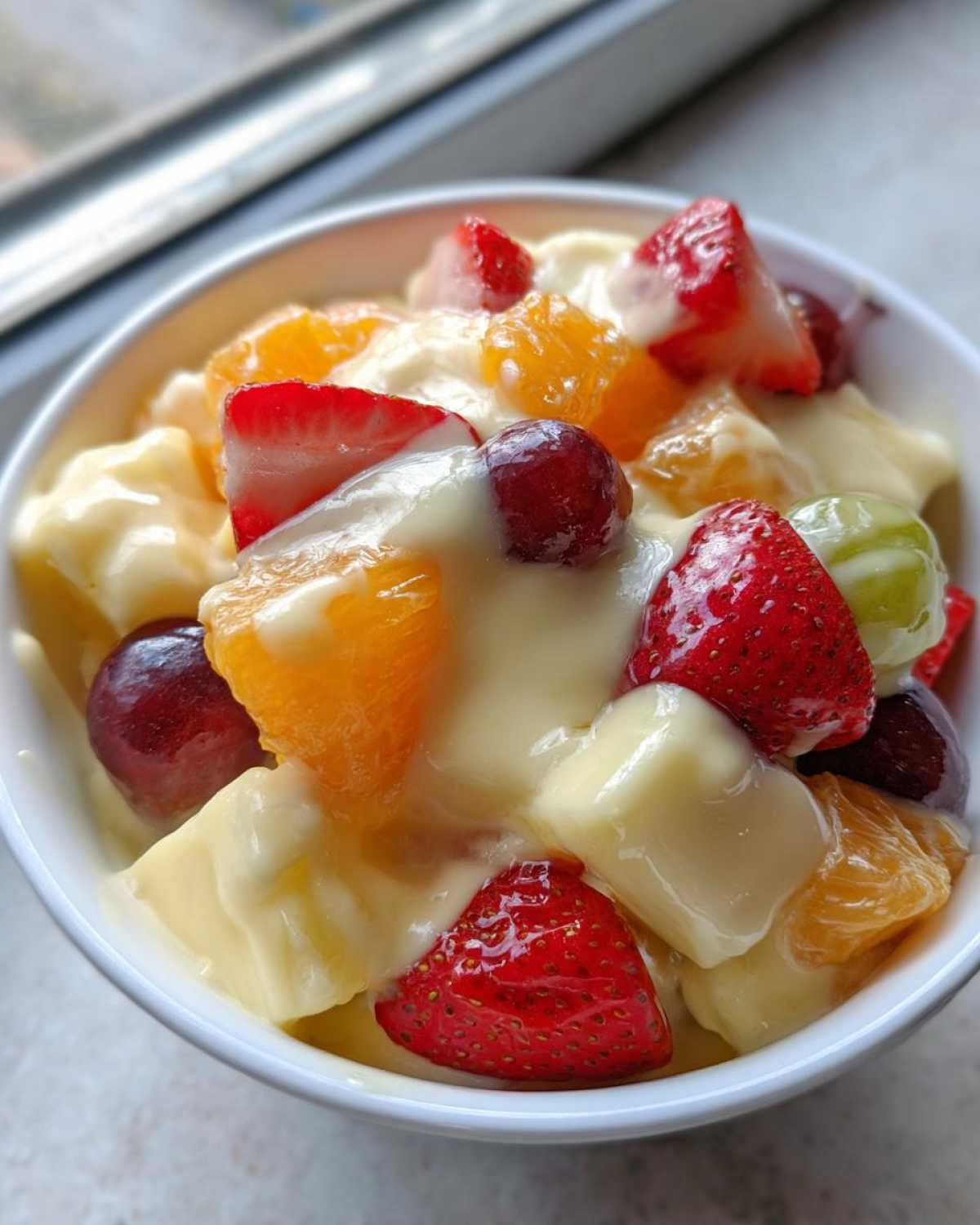 Fruit Salad With Pudding - detail 1