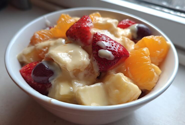 Fruit Salad With Pudding