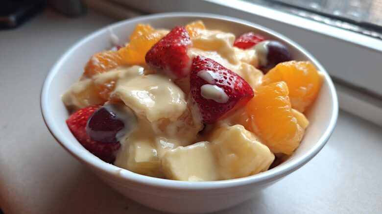 Fruit Salad With Pudding